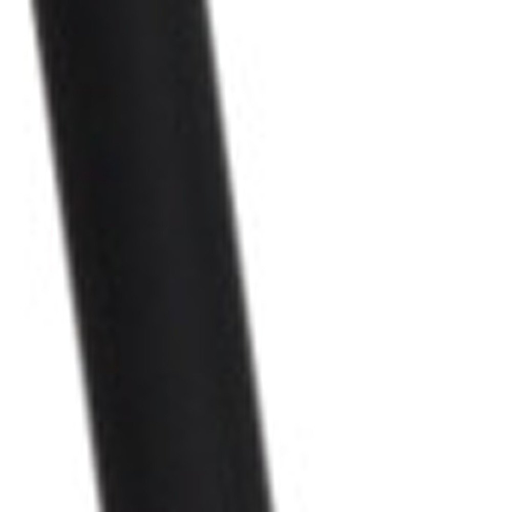 Cream and Black Upholstered Boucle And Metal Dining Side Chair