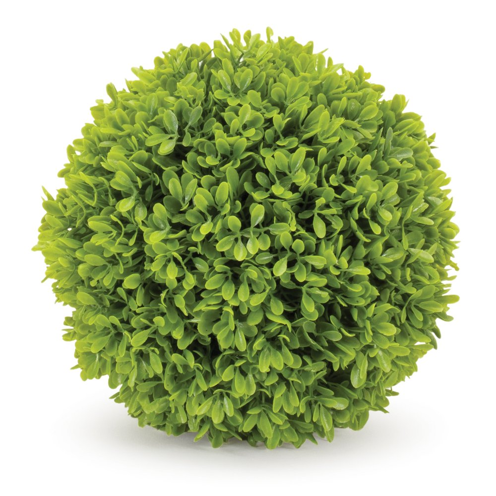 Set of Two 9" Green Artificial Boxwood
