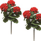 Set of Two 12" Green Artificial