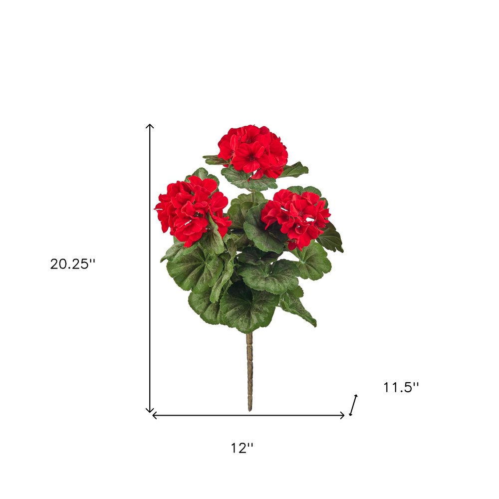 Set of Two 12" Green Artificial