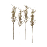 Set of Four 3" Brown Artificial Pampas