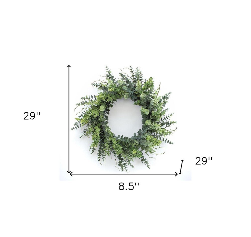 9" Green Artificial Eucalyptus