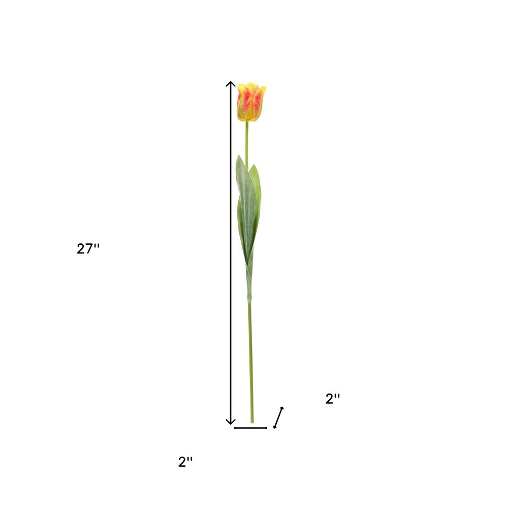 Set of Six 2" Green Artificial