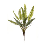 Set of Six 5" Green Artificial Fern