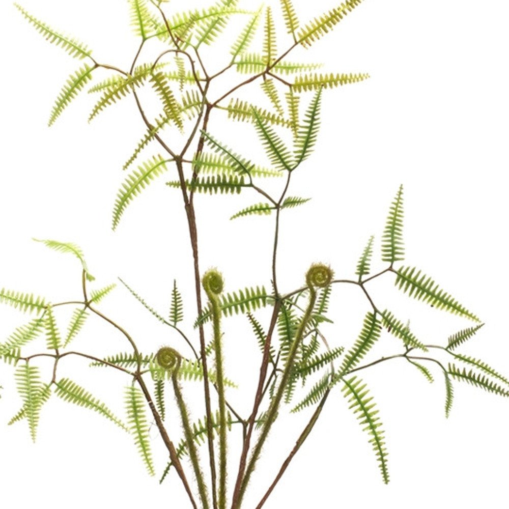 Set of Six 3" Green Artificial Fern