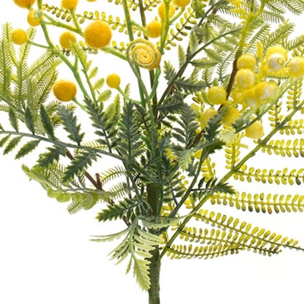 Set of Six 4" Green Artificial