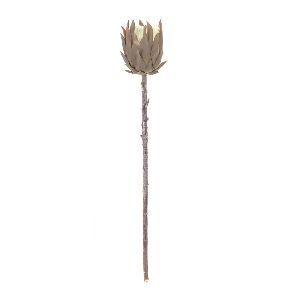 Set of Six 4" Brown Artificial