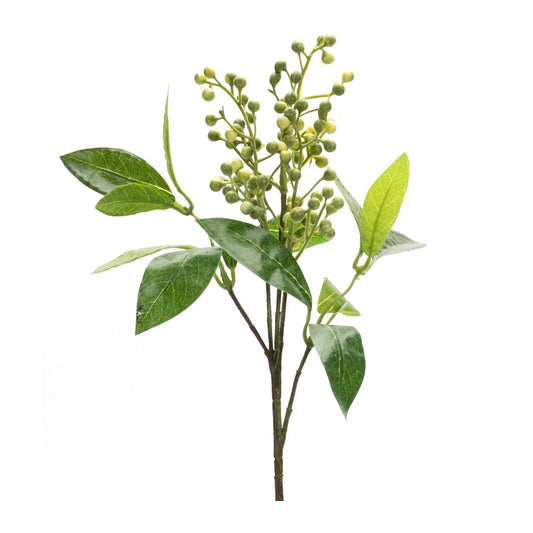 Set of Six 6" Green Artificial