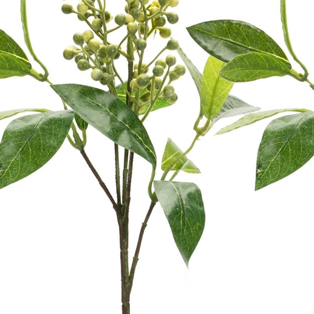 Set of Six 6" Green Artificial