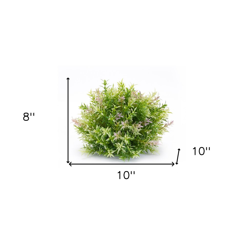 Set of Six 10" Green Artificial