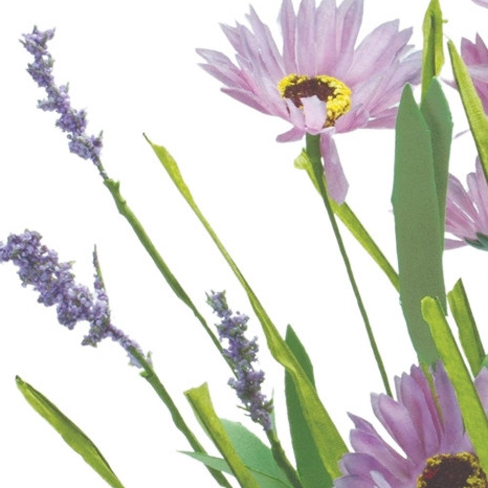 Set of Six 10" Purple Artificial