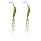 Set of Two 4" Green Artificial