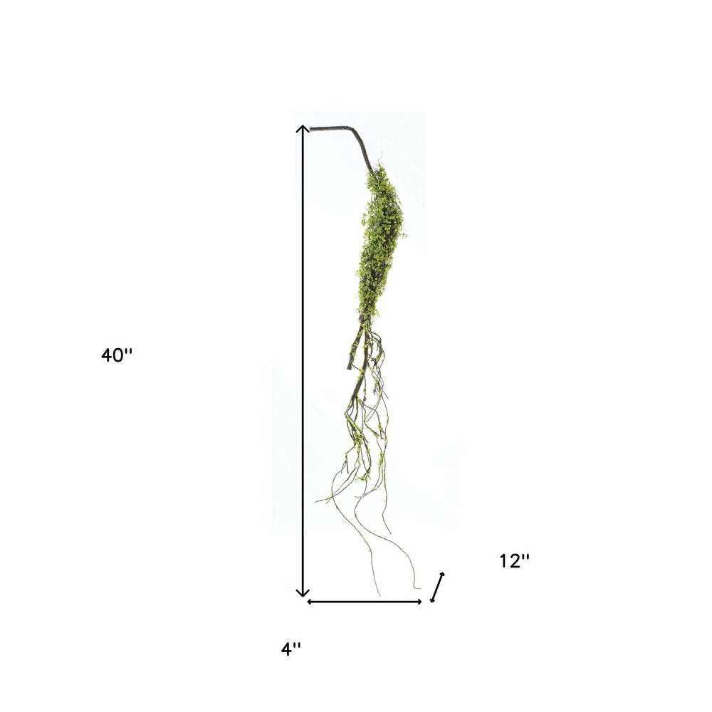 Set of Two 4" Green Artificial