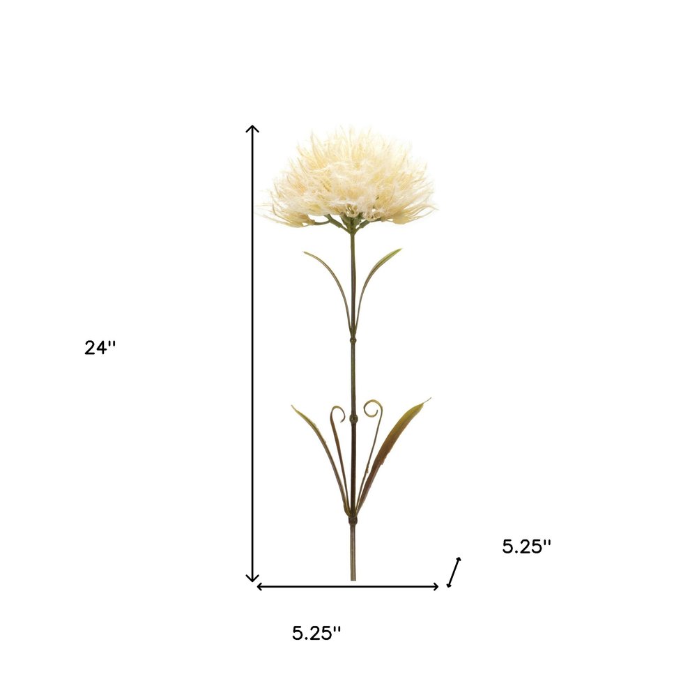 Set of Six 5" Cream Artificial