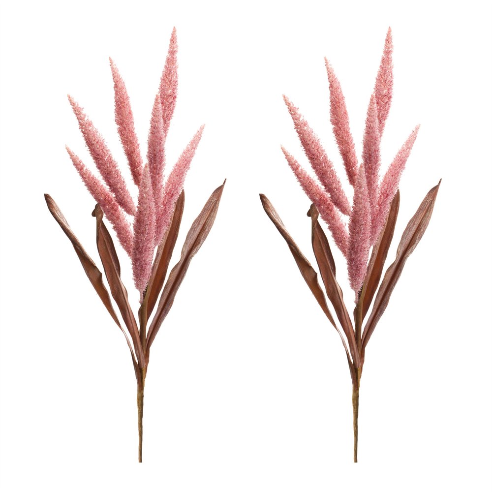 Set of Two 4" Pink Artificial