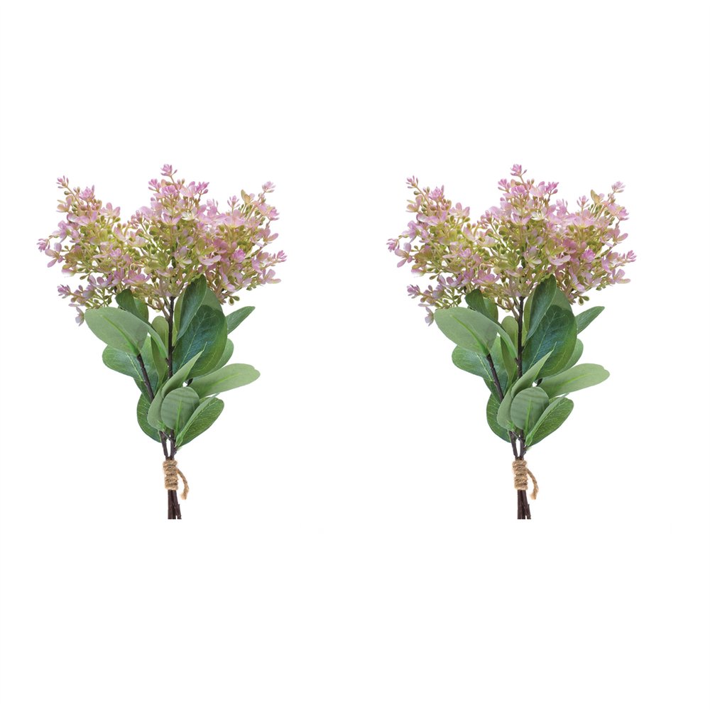 Set of Two 6" Green Artificial