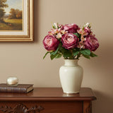 Set of Six 7" Purple Artificial