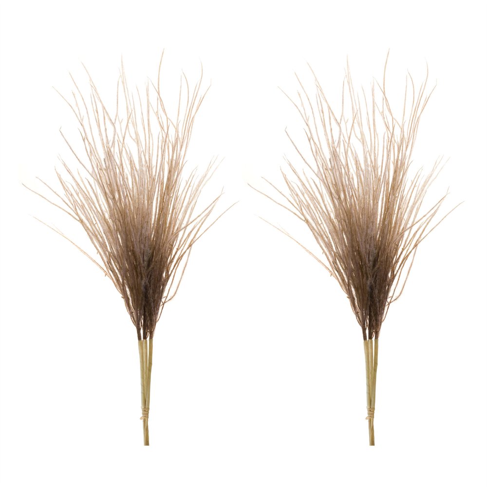 Set of Two 3" White Artificial