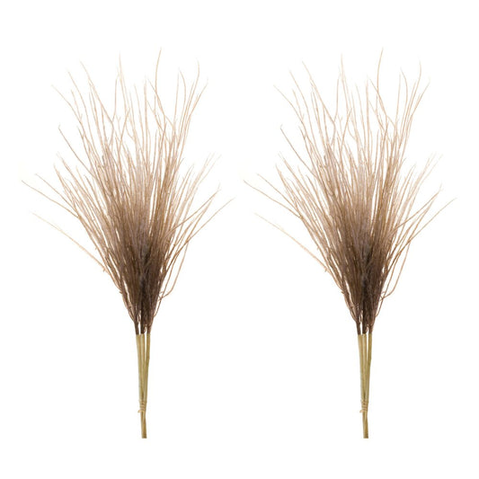 Set of Two 3" White Artificial