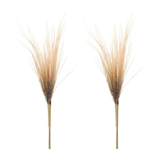Set of Two 3" Brown Artificial