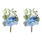 Set of Two 5" Blue Artificial