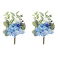 Set of Two 5" Blue Artificial