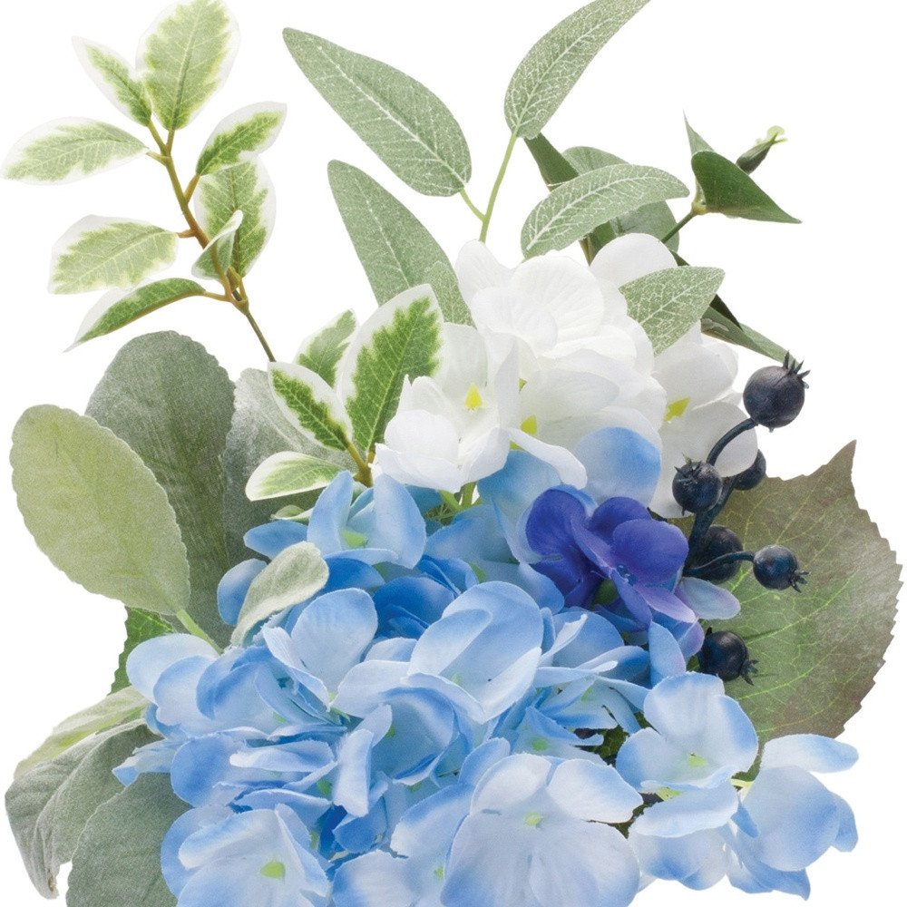 Set of Two 5" Blue Artificial