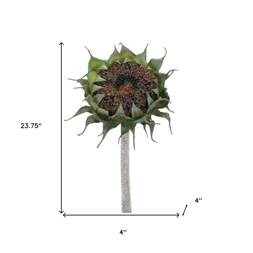 Set of Six 4" Black Artificial