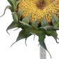 Set of Six 4" Yellow Artificial