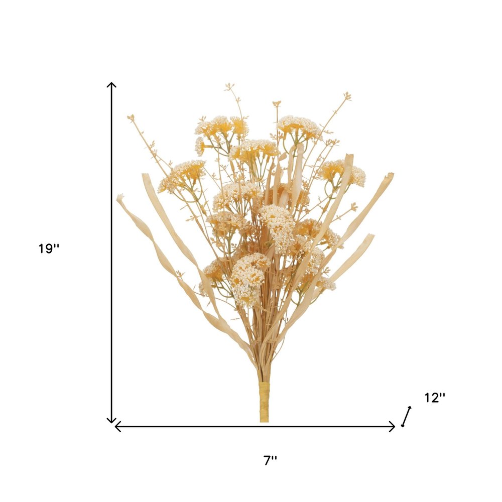 Set of Two 7" Beige Artificial