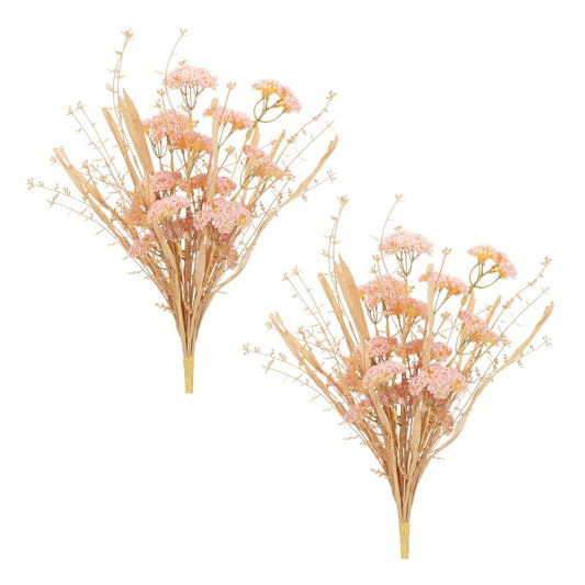 Set of Two 6" Pink Artificial