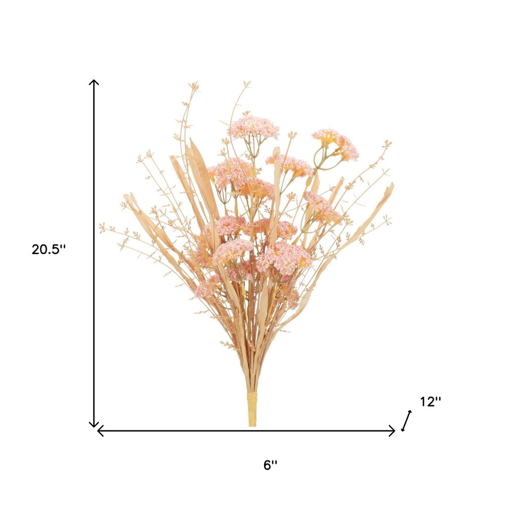 Set of Two 6" Pink Artificial