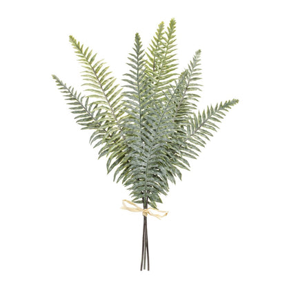 Set of Two 2" Green Artificial Fern