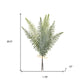 Set of Two 2" Green Artificial Fern