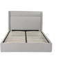 Gray Fabric Upholstered Queen Bed Frame
