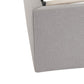 Gray Fabric Upholstered Queen Bed Frame