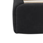 Dark Gray Tufted Linen Blend Upholstered Queen Bed Frame