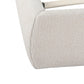 Beige Tufted Boucle Queen Bed Frame
