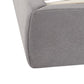 Gray Tufted Linen Blend Upholstered Queen Bed Frame