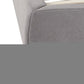 Gray Tufted Linen Blend Upholstered Queen Bed Frame