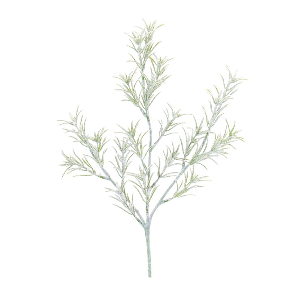 Set of Six 3" Green Artificial