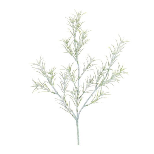 Set of Six 3" Green Artificial