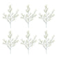 Set of Six 3" Green Artificial
