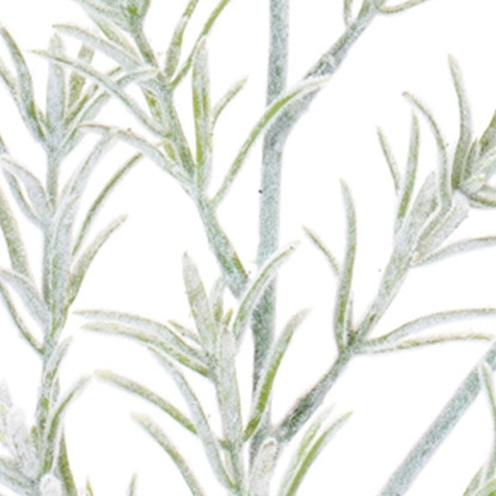 Set of Six 3" Green Artificial