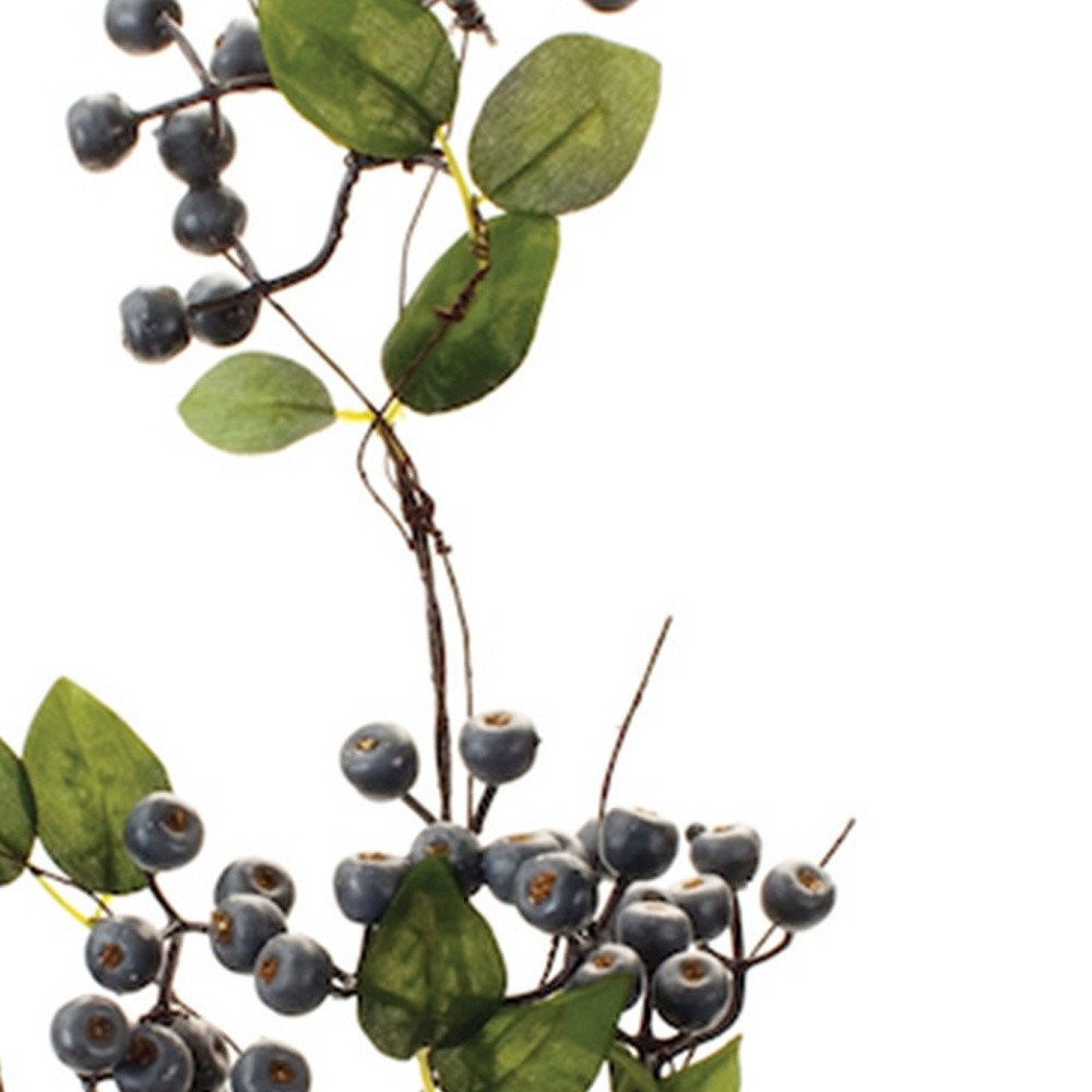 Set of Two 3" Blue Artificial