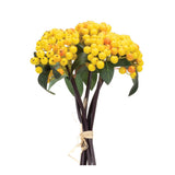 Set of Two 7" Yellow Artificial