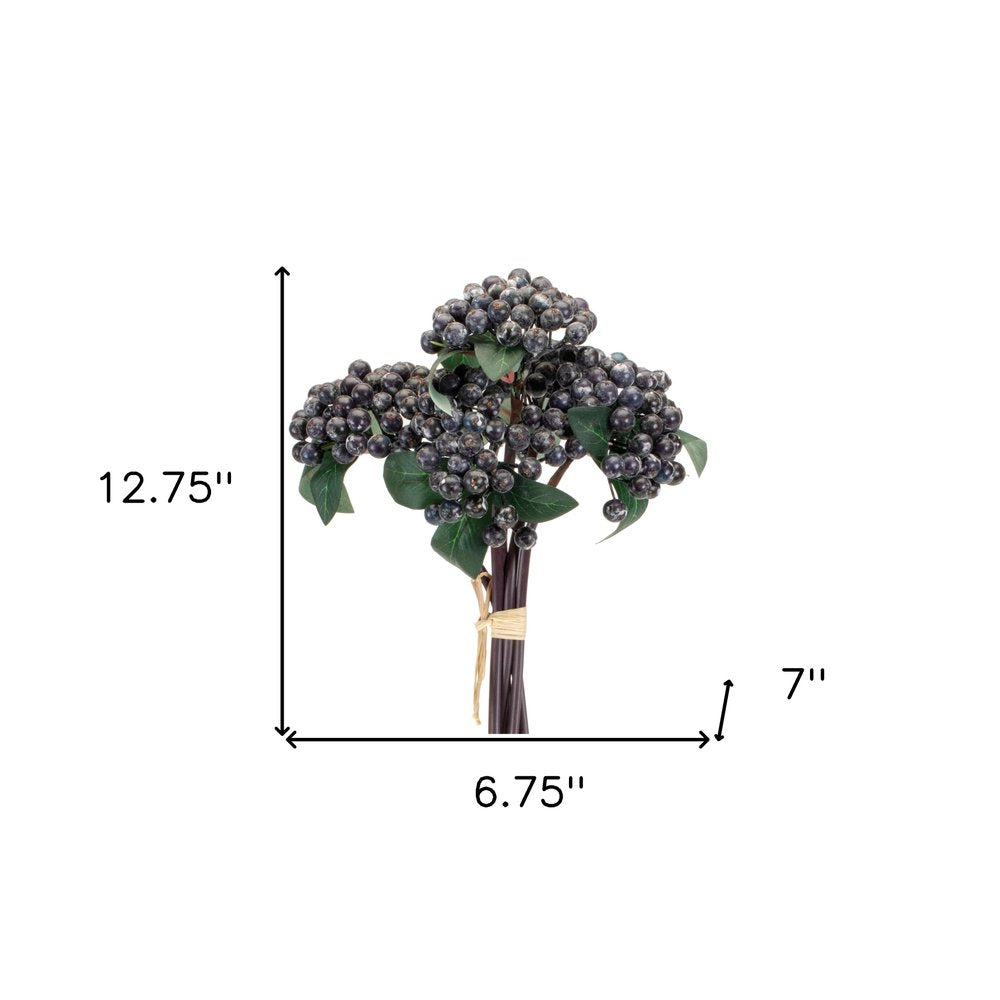 Set of Two 7" Blue Artificial