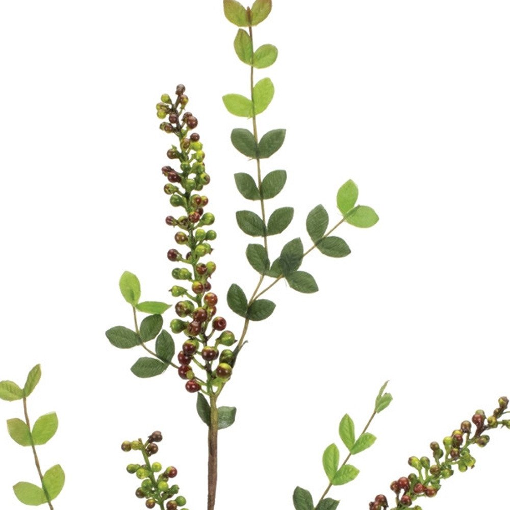 Set of Six 2" Red Artificial