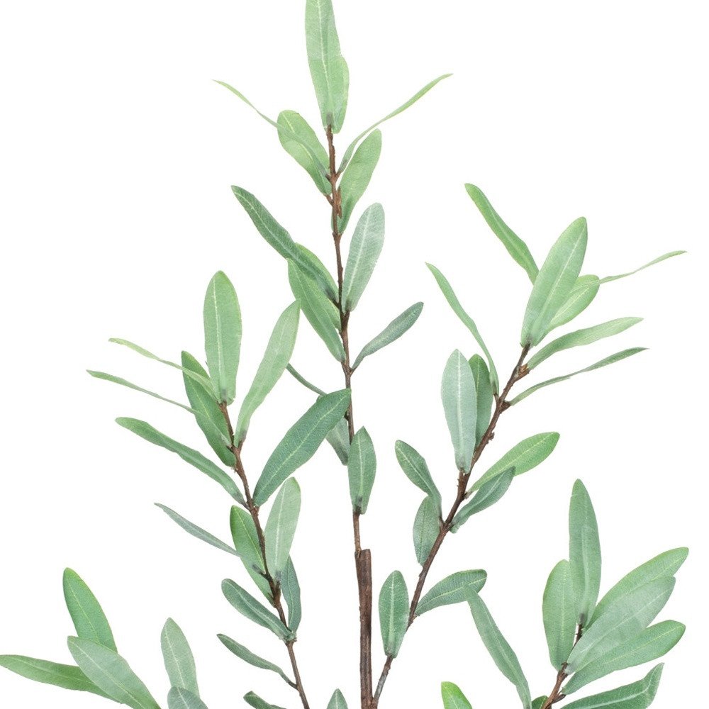 Set of Two 3" Green Artificial Olive