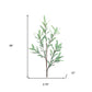 Set of Two 3" Green Artificial Olive